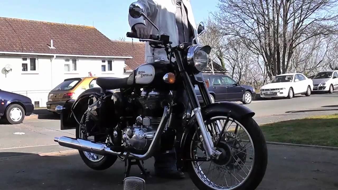 Royal Enfield Bullet Classic EFI - Stock Silencer (UK) Sound