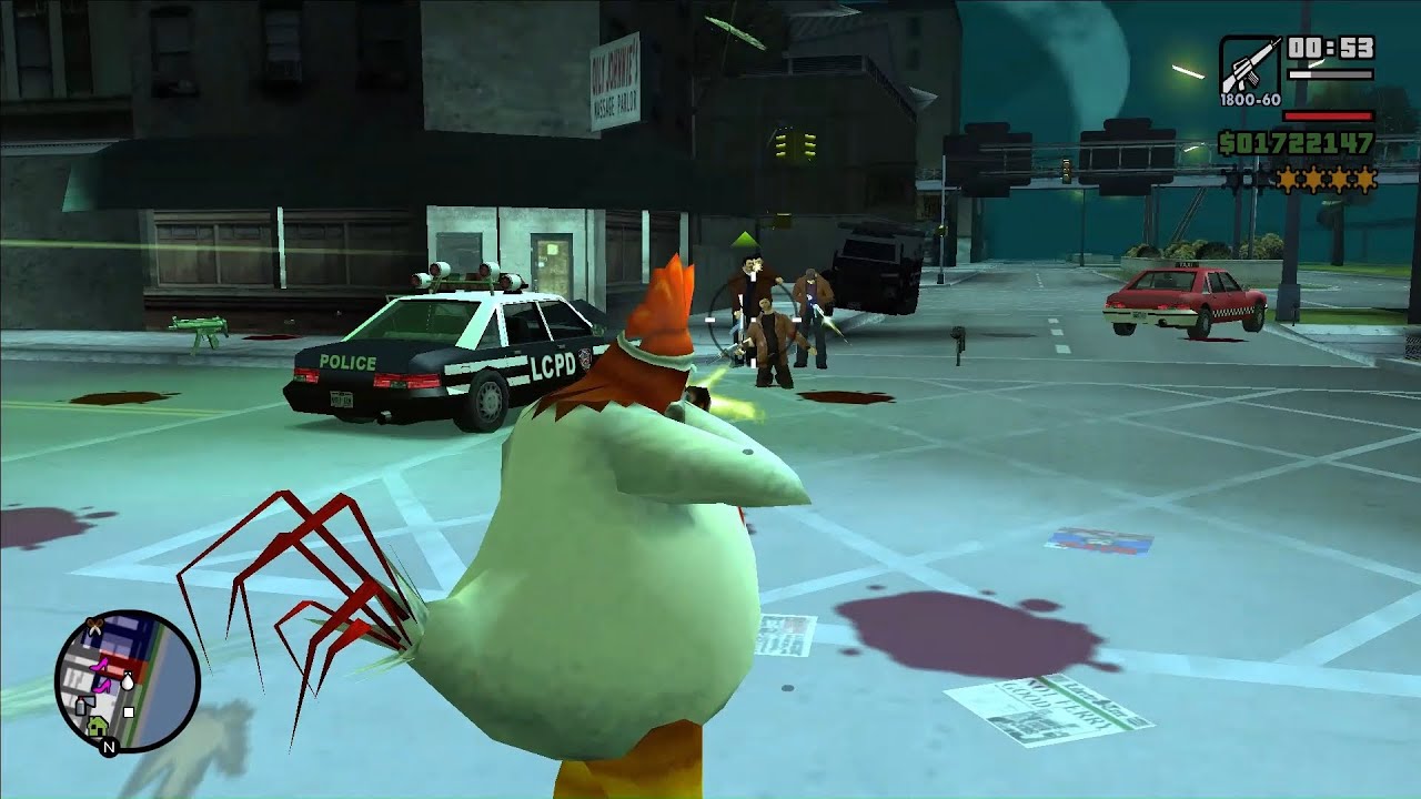 GTA SA [PC] (GTA Underground Mod) Gameplay 05 (Liberty City Gang War + Wanted Level)