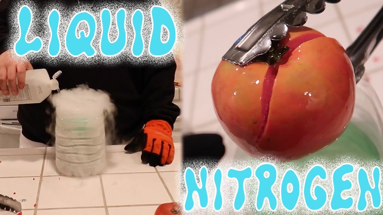 HOMEMADE LIQUID NITROGEN!! ( DO NOT TRY THIS AT HOME )