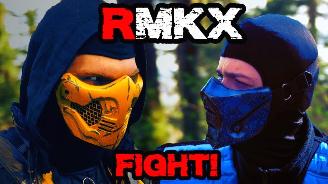 НАСТОЯЩИЙ MORTAL KOMBAT X - БОЙ СКОРПИОНА ПРОТИВ САБ-ЗИРО! (ПАРОДИЯ MKX)