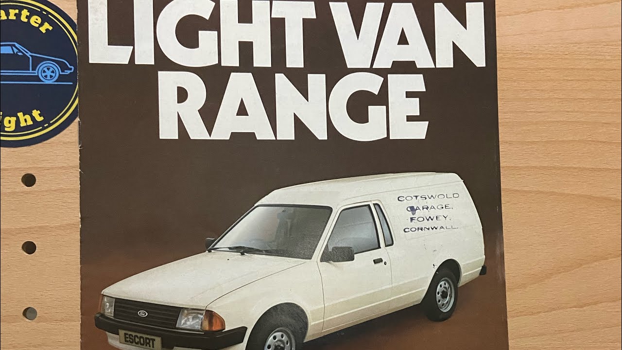 1981 Ford Light Van Range Brochure Review | Escort Van & Mk1 Fiesta Van History