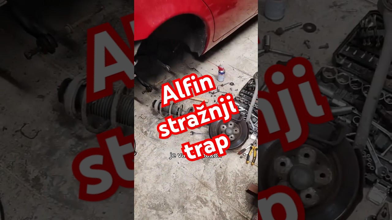 Krenuo sam skidati stražnji trap na crvenoj 156ici #alfa156 #alfaromeo #jtd
