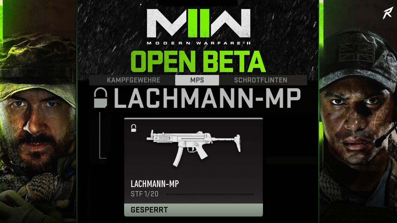 Modern Warfare 2: LACHMANN MP freischalten MP5 | Wie schalte ich die Lachmann MP frei? ( Re-Upload)