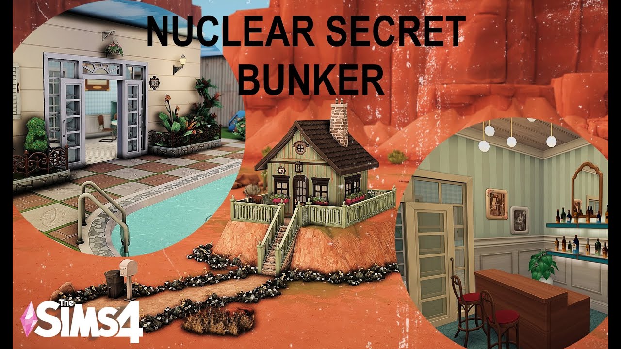 Nuclear Secret Bunker ☢️- The Sims 4 Stop Motion Build - No CC