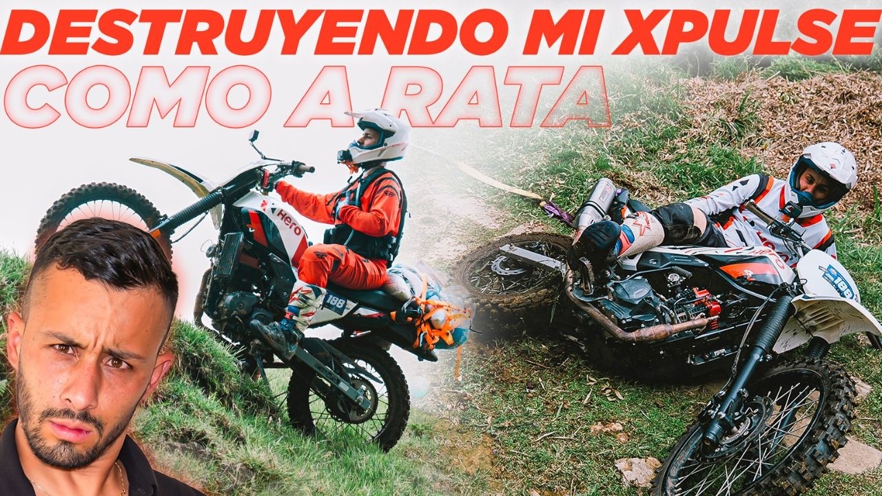 Prueba de durabilidad Y Fuerza. ° 1 de la Hero Xpulse 200 4V