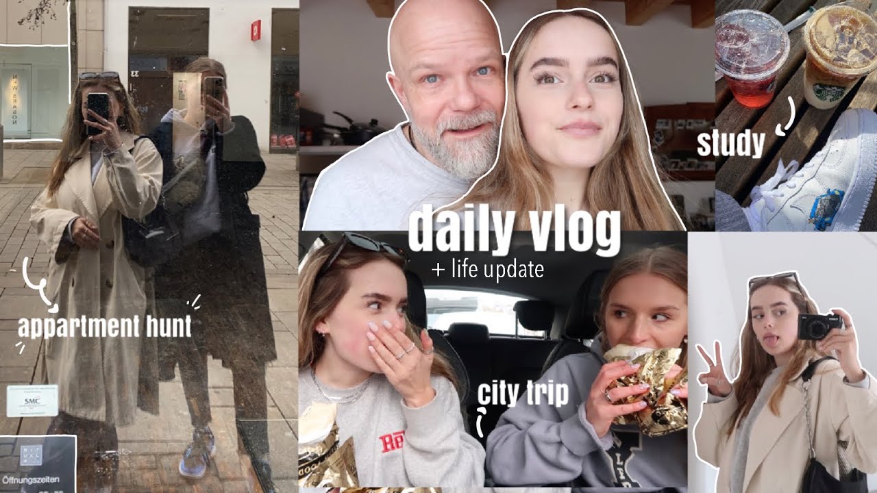 Wohnungsbesichtigung, city-trip, auswendig lernen & Klausuren bestanden ? - life update vlog