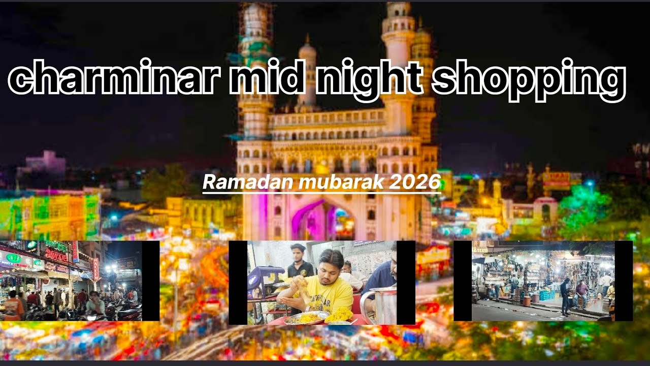 Charminar mid night shopping 🛒 #charminarshopping #expolrepage #public 
