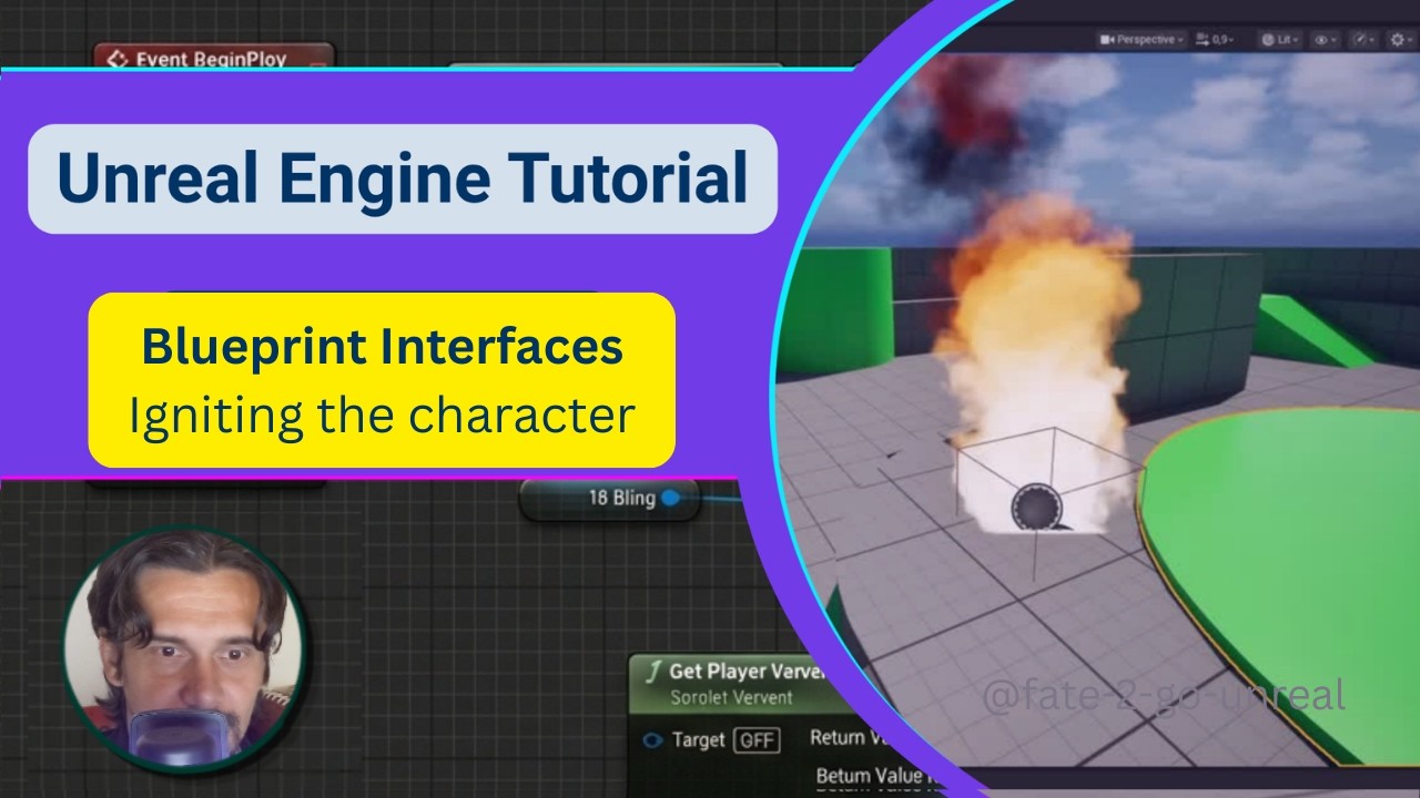 Blueprint Interfaces Explained (Burn Player Tutorial) - Unreal Engine 5 Tutorial