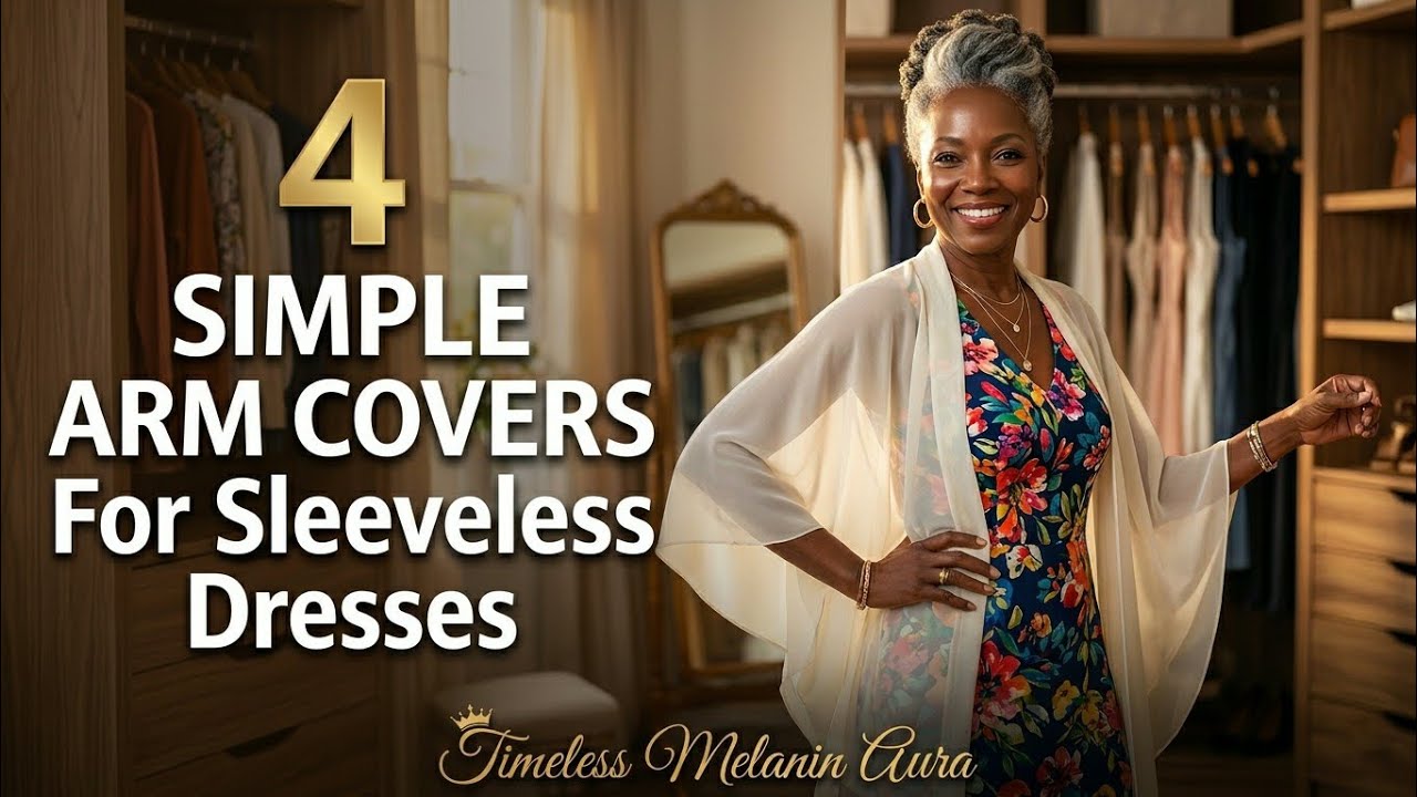 4 Elegant Arm Covers That Make Sleeveless Dresses Timeless Again (Over 60 Queens!)