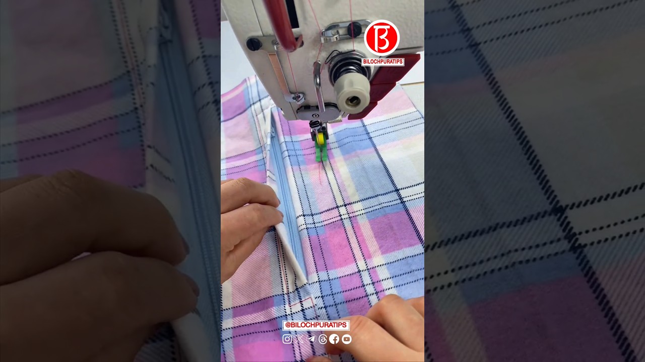 How To Make A Zipper On Pillow Case Sewing Tutorial