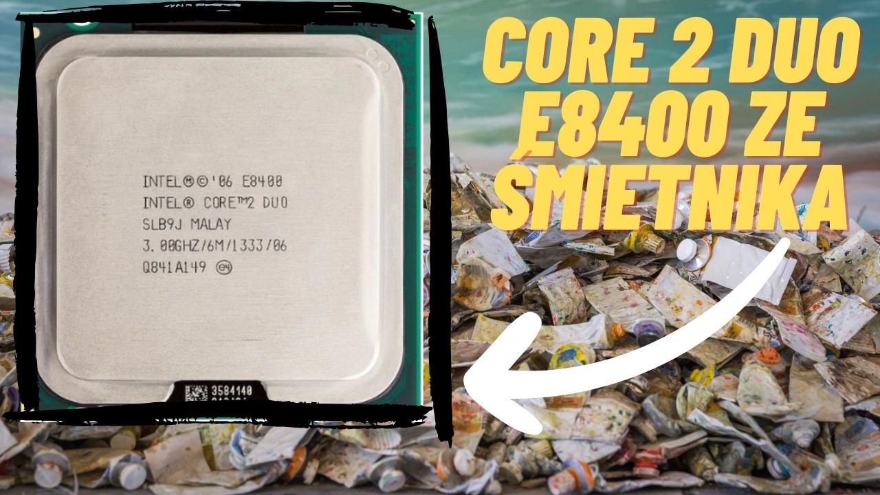 Intel Core 2 Duo E8400 – legenda ze śmietnika! Test Cinebench + lekkie OC 😳