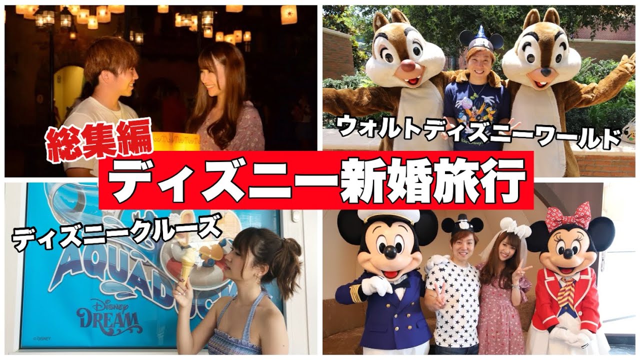 【総集編】ウォルトディズニーワールド✈️＋ディズニークルーズ🚢【新婚旅行】