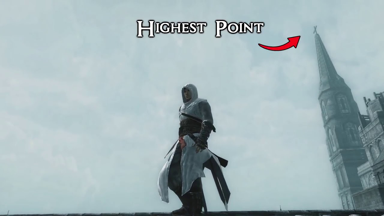 Jumping from highest point in all assassin's creed game|RoisLive