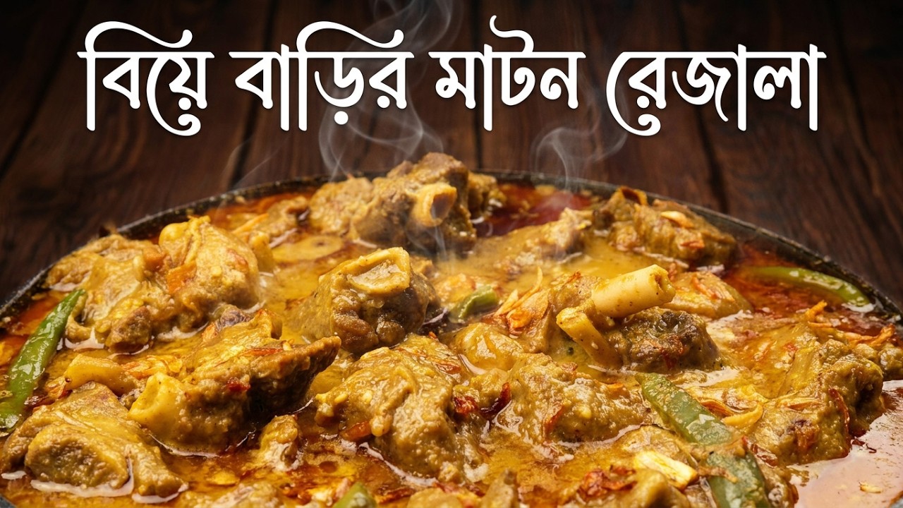 বিয়ে বাড়ির খাসির রেজালা । Biye Barir Mutton Rezala । Mutton Rezala । মাটন রেজালা । Khashir Rezala
