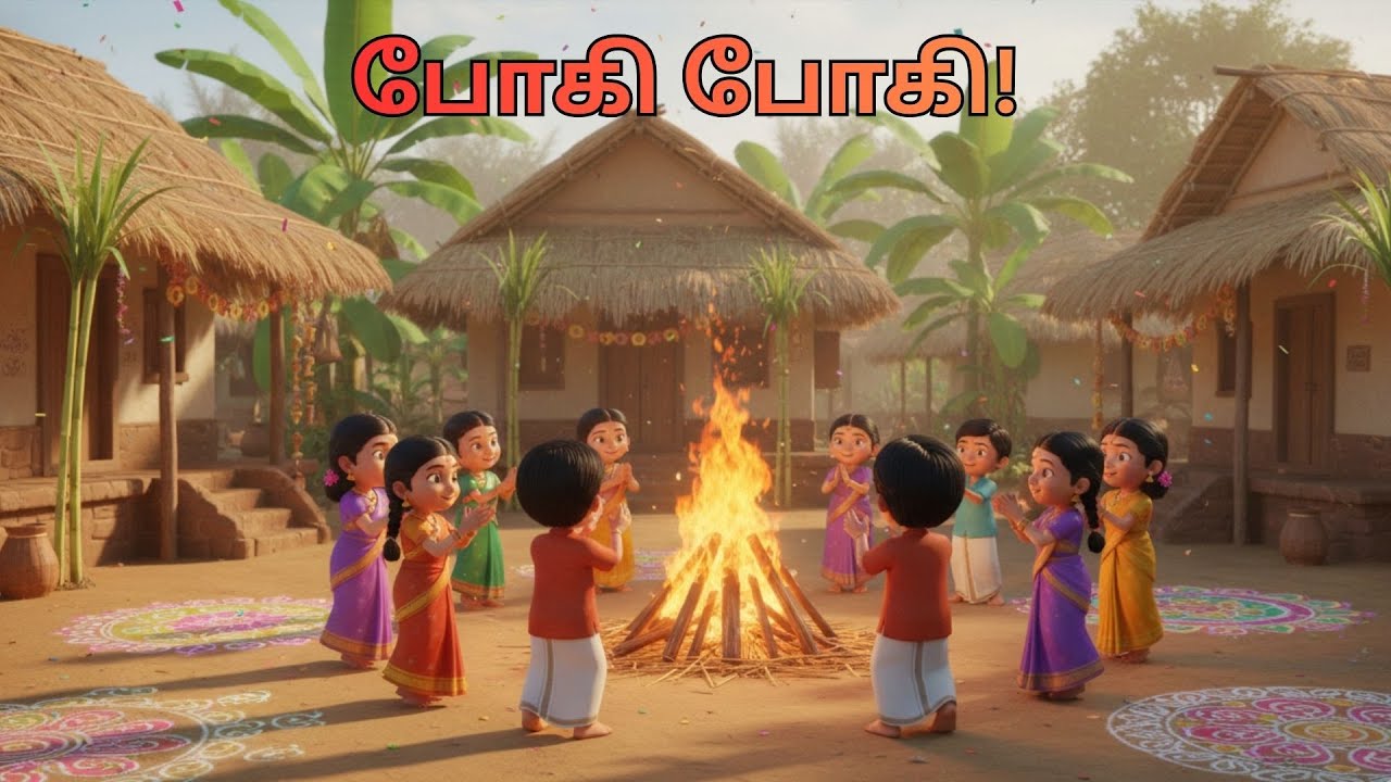 🔥 போகி போகி – குழந்தைகள் பாடல் | Bhogi Festival Tamil Song for Kids