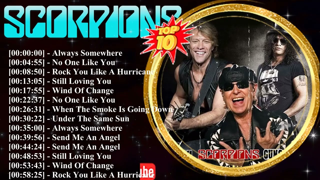 Scorpions – Greatest Rock Hits with Wind of Change and Still Loving You full album deluxe