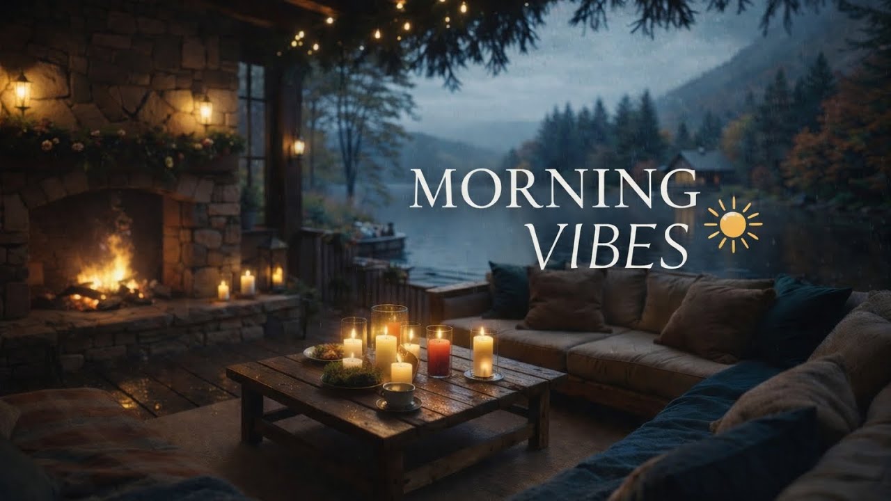 Morning Lake Café ☀️ Lo-Fi Jazz Vibes for Relaxing & Fresh Start