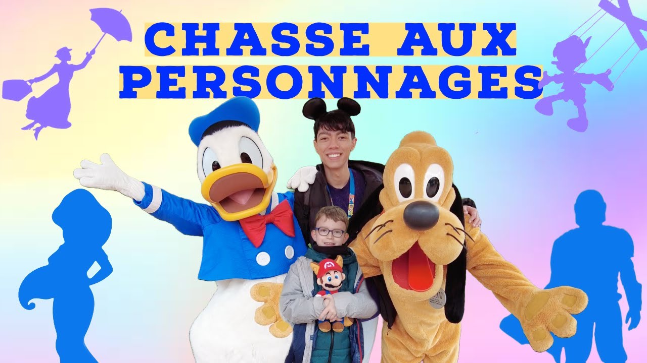 CHASSE AUX PERSONNAGES DISNEY