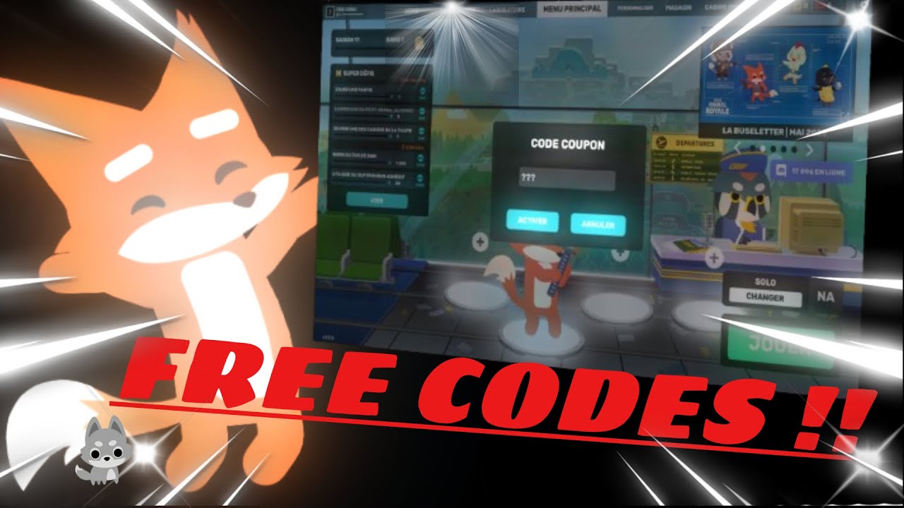 ALL SUPER ANIMAL ROYALE FREE CODES IN 2025 AND MORE !