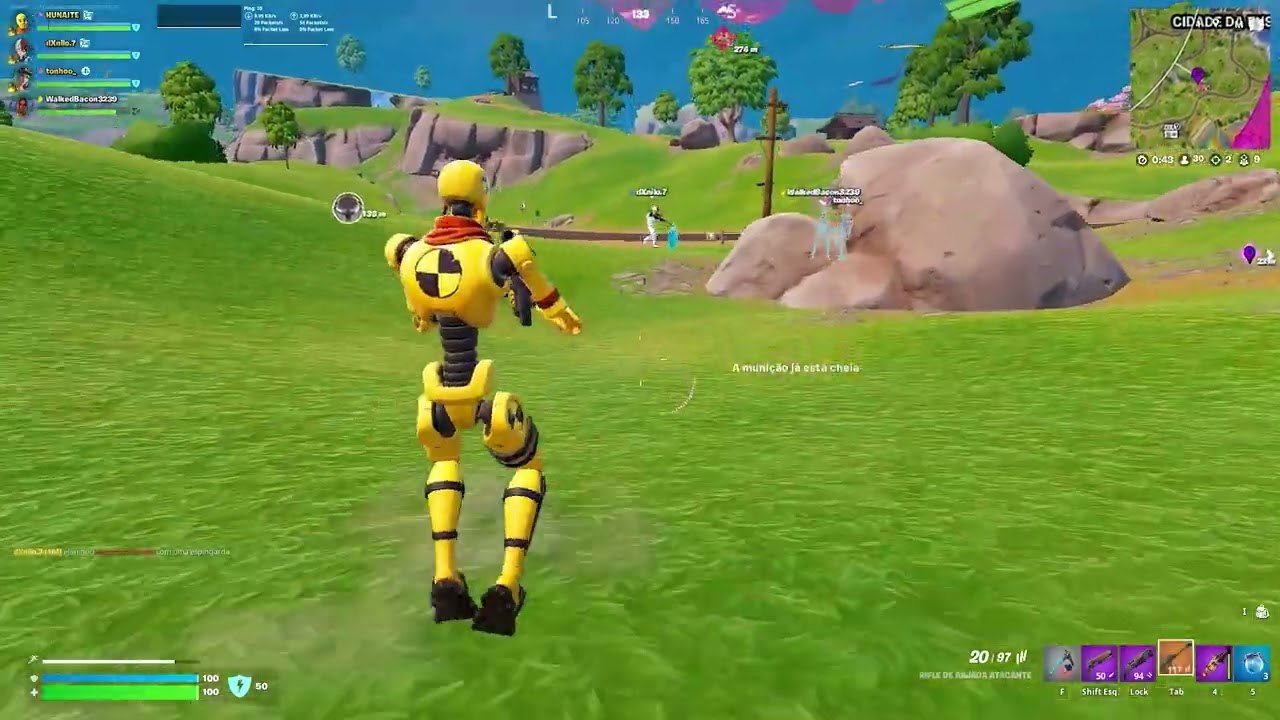 Fortnite Trocação C6S2 | Gameplay *BONECO DE TESTES* (23/03/2025)