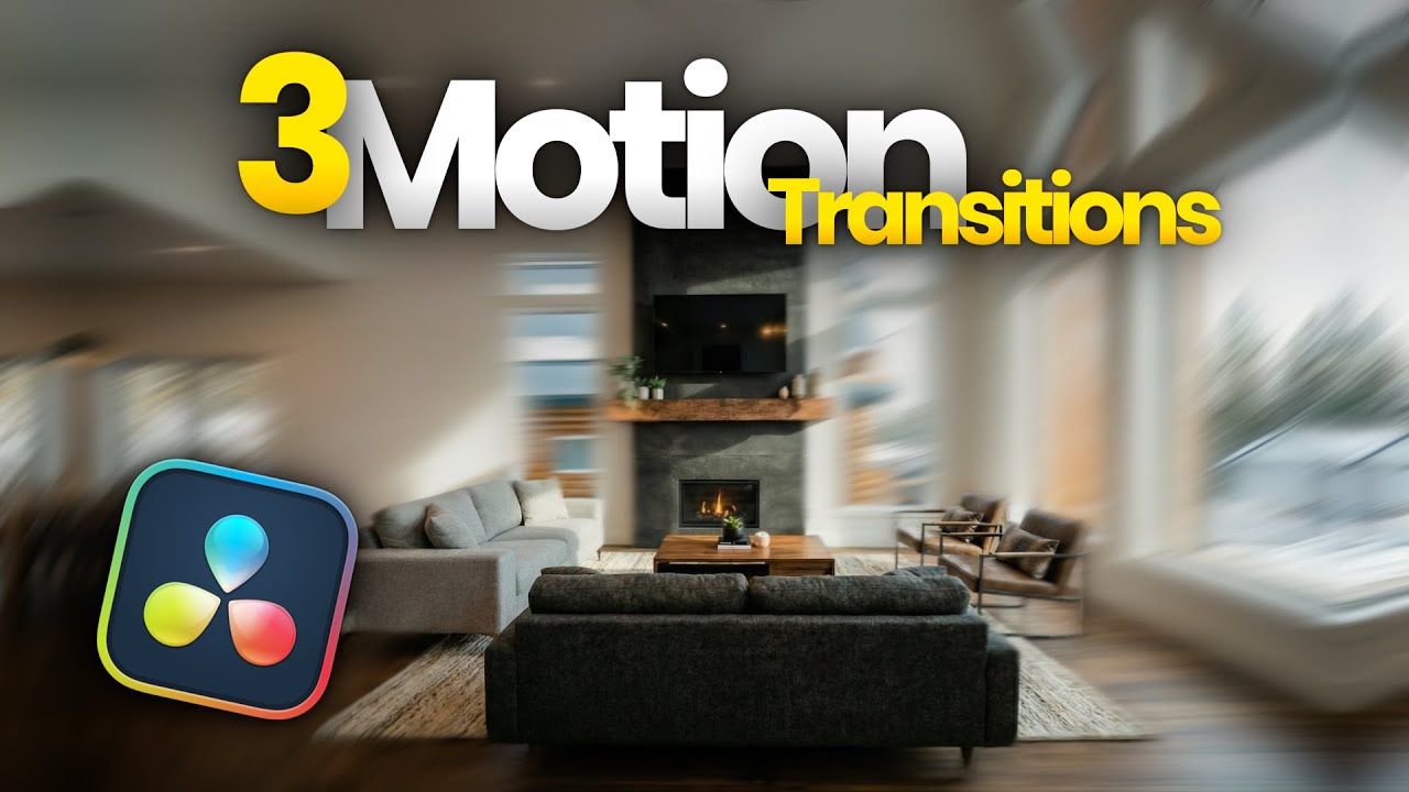 How I Use Motion Transitions in Real Estate Videos | Davinci Resolve