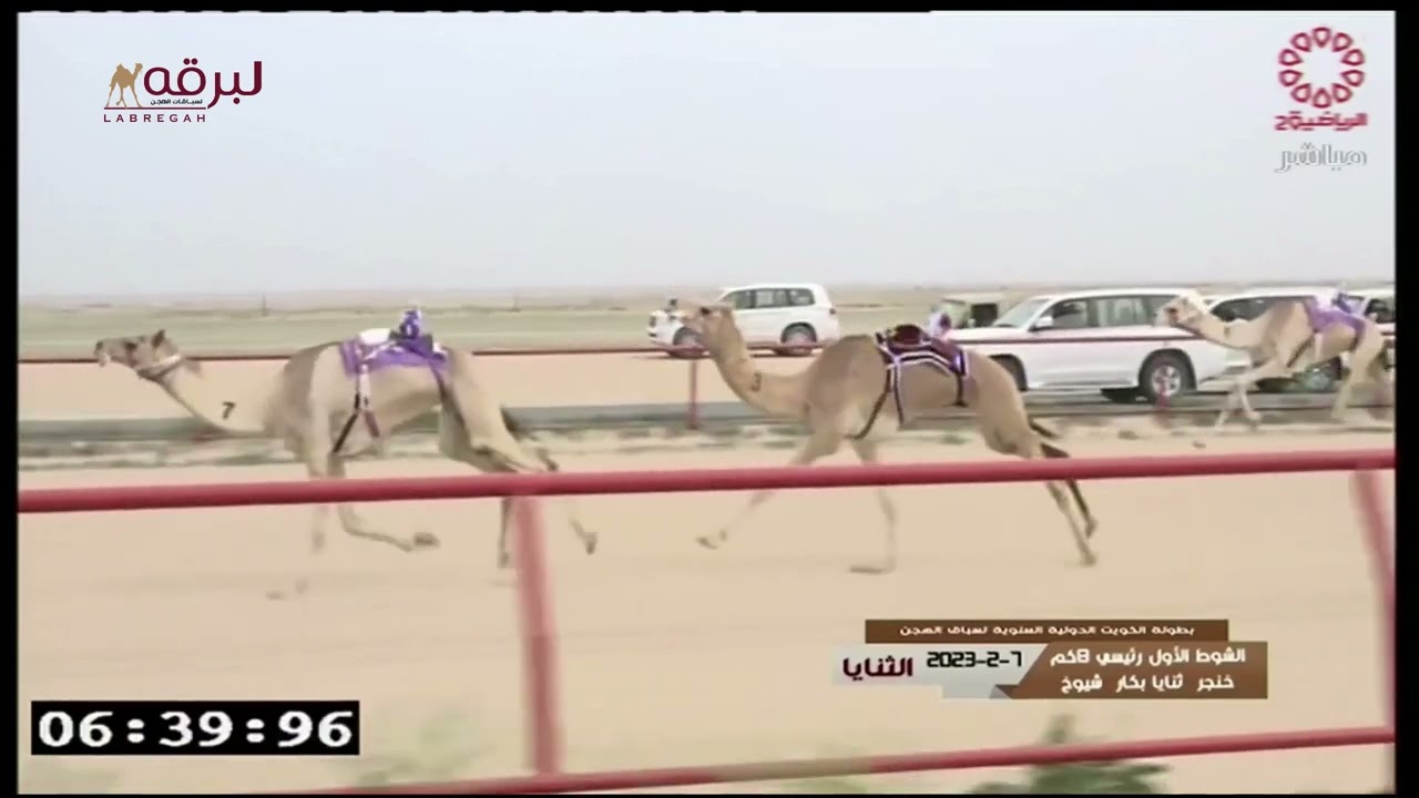 ش1 وسام لـ هجن الشحانية (جابر سالم بن فاران المري) بطولة الكويت 7-2-2023 خنجر الثنايا بكار 12:22:72