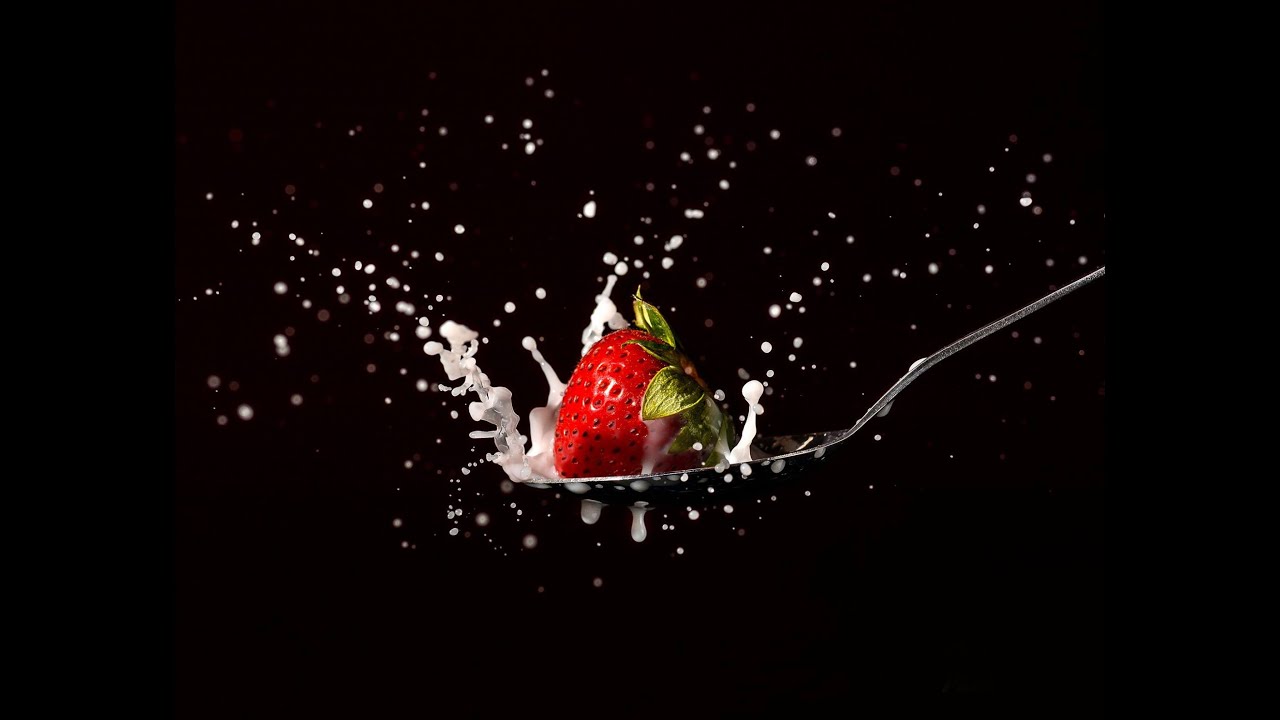 كيف صورتها؟ - 05 - تصوير  سبلاش على خلفية سوداء