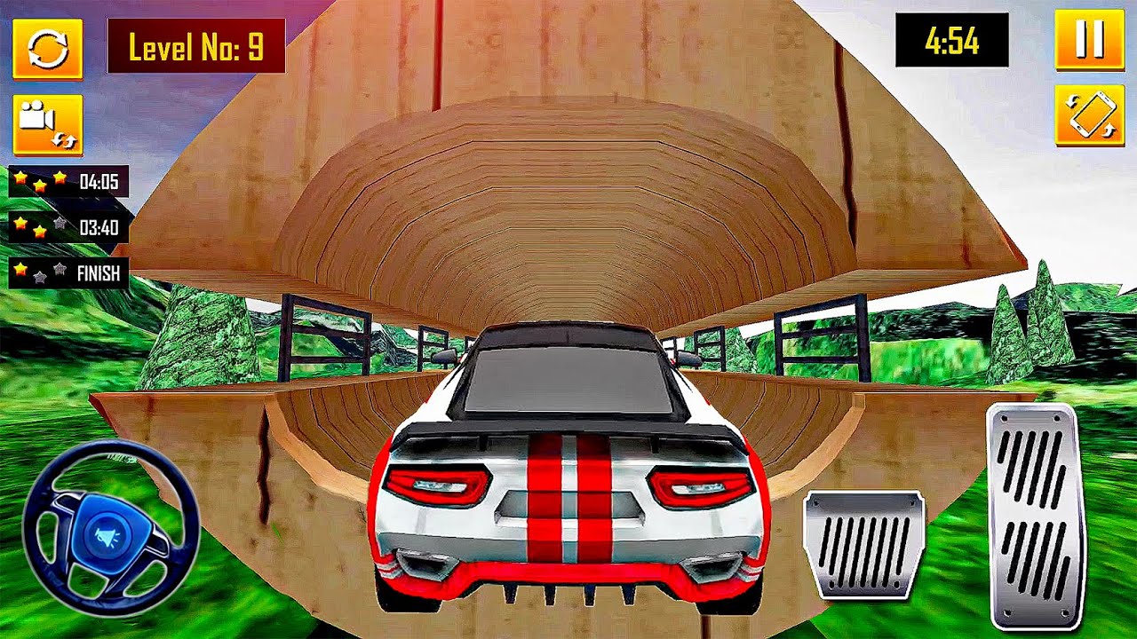 Mega Ramp Car Racing Master - Impossible Car Stunts Racing 3D - Android Gameplay