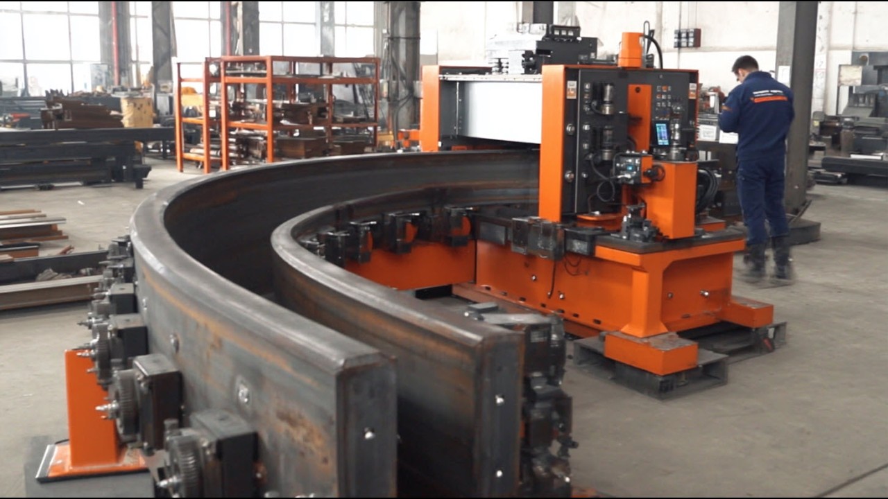 Hardway H-Beams and 4-Roll Monsters Bend Steel. Heavy Industry & Advanced Manufacturing.