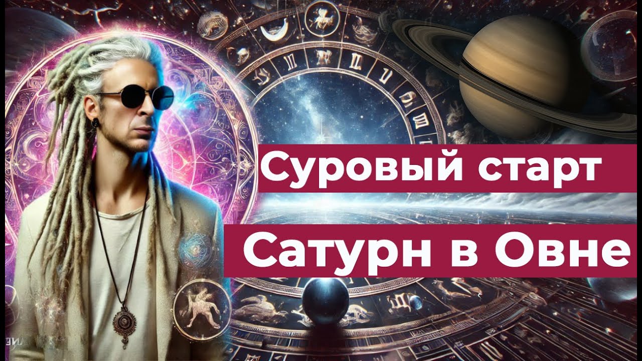 Гороскоп. Суровый старт. Сатурн в Овне 2025-2028 г.