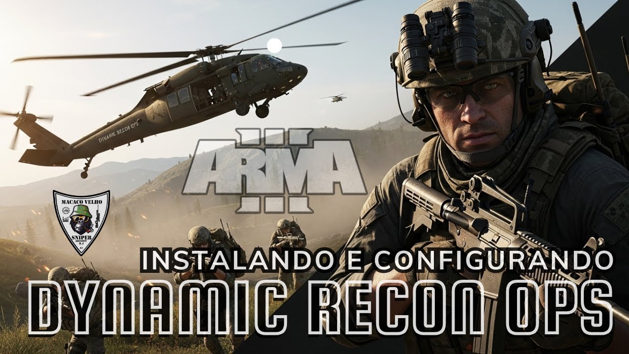 🎯 ARMA 3 | COMO INSTALAR e CONFIGURAR DYNAMIC RECON OPS no (Modo Solo FÁCIL!)