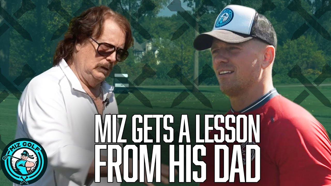 The Miz gets golf lessons... from his DAD?!