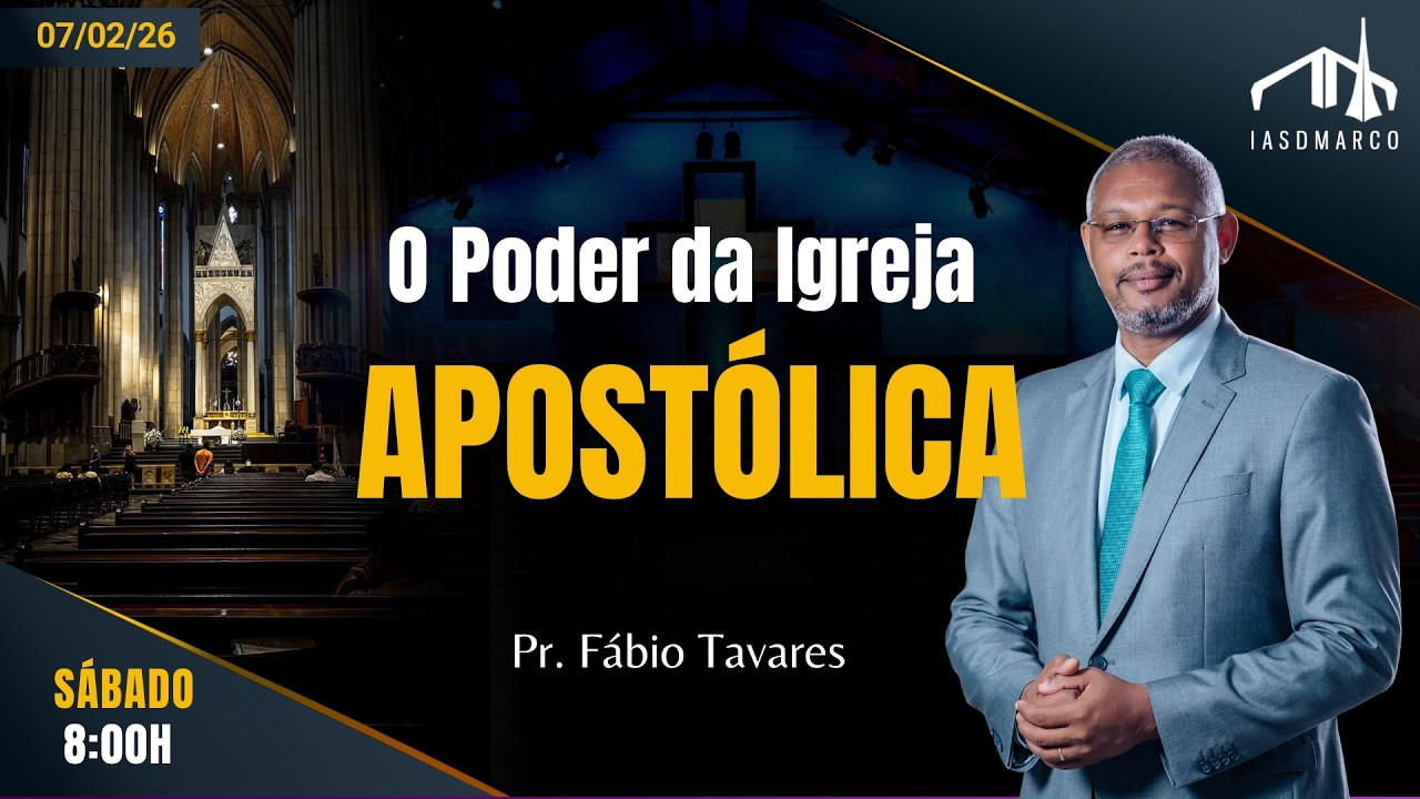 O PODER DA IGREJA APOSTÓLICA |  Pr. Fábio Tavares | Culto de Adoração