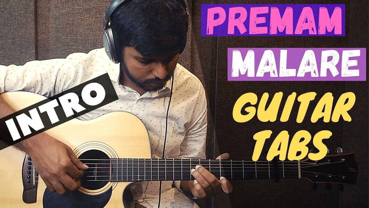 Premam | Malare | Lesson Tabs |  Intro | Guitar | nVolve Music