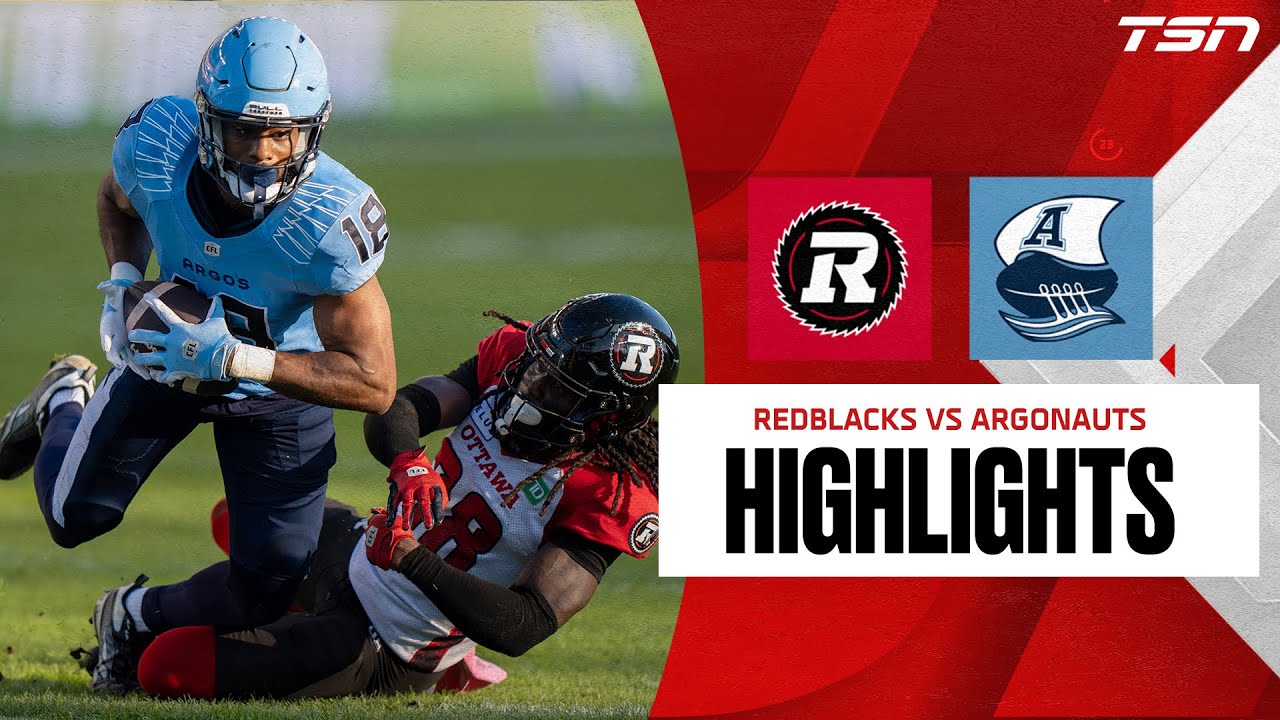 CFL WEEK 20: Toronto Argonauts vs. Ottawa Redblacks FULL HIGHLIGHTS