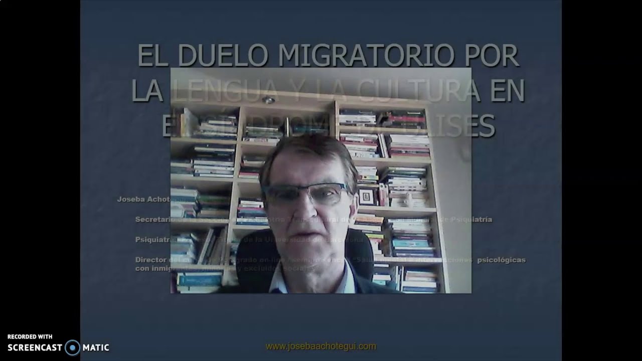 7&ordm; Congreso Internacional en TISP &middot; J. Achotegui. El duelo migratorio  y el s&iacute;ndrome de Ulises