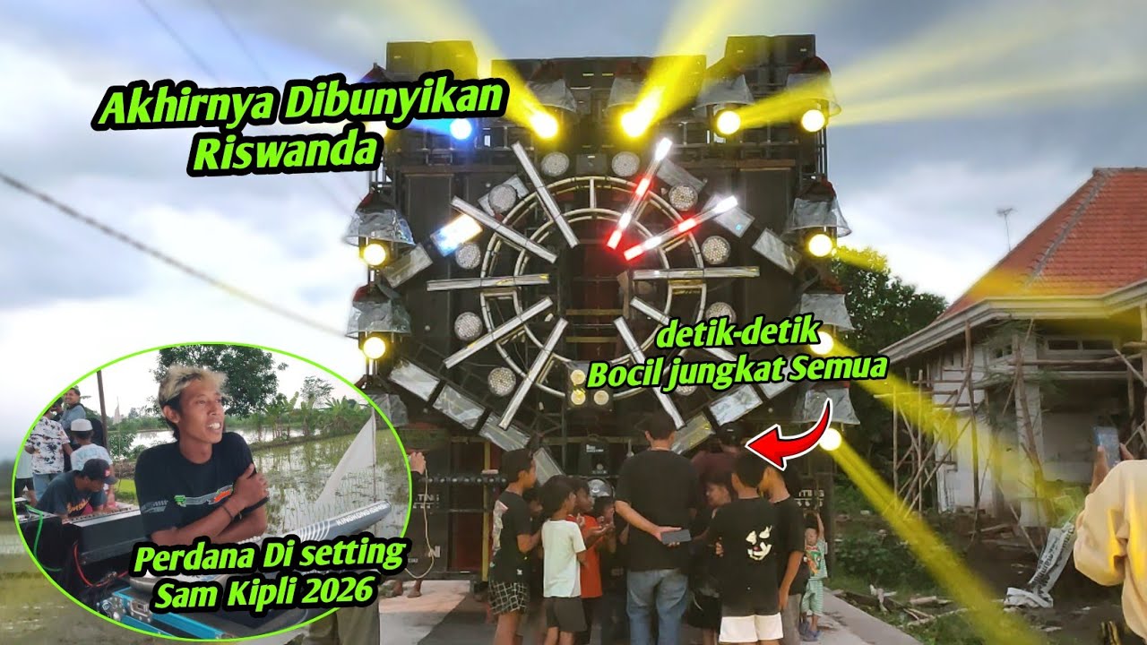 Akhirnya Dibunyikan Riswanda🔥Detik-detik Bocil pada kaget Saat bass nya Di lepas 