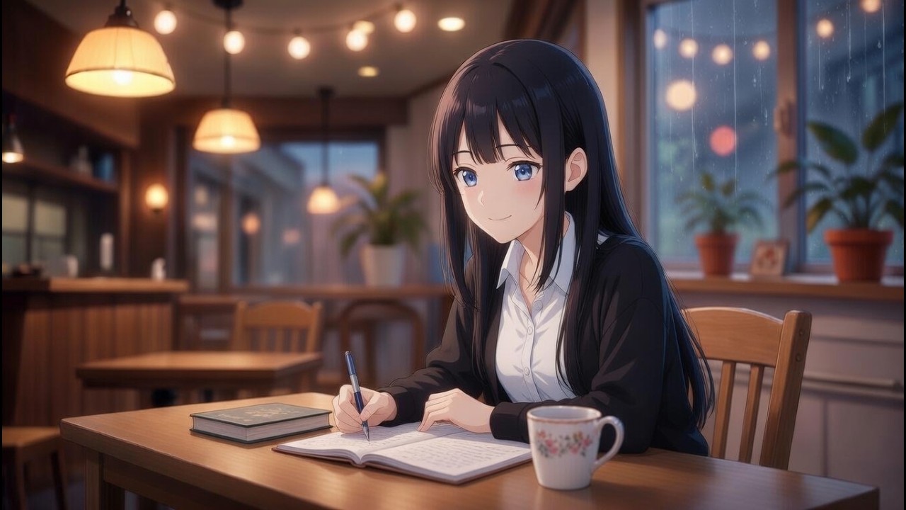 🌧️Rainy Cafe Lofi ☕ Study Music | 비 오는 카페 로파이 집중 음악