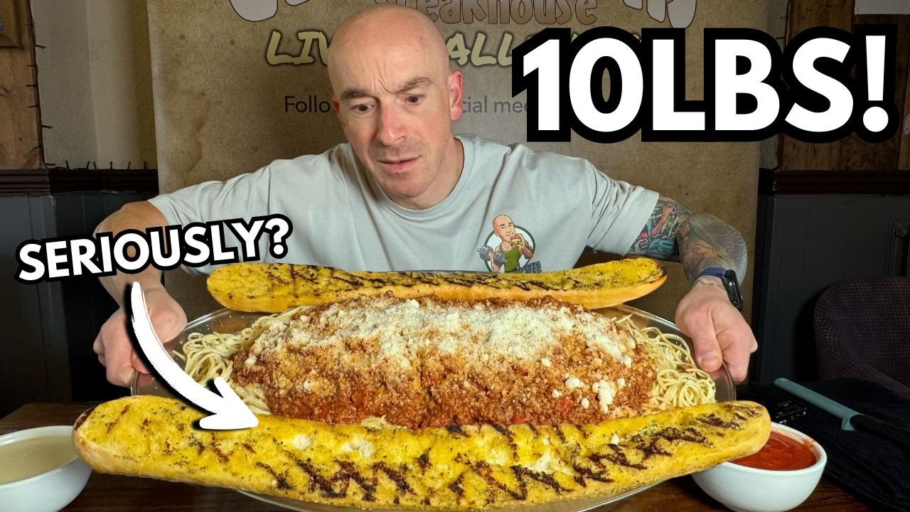 ЧЕЛЛЕНДЖ СПАГЕТТИ 10 ФУНТОВ, КОТОРЫЙ ВСЕ СЛИШКОМ БОЯЛИСЬ ПРОЙТИ @CattlemansSteakhousePGN