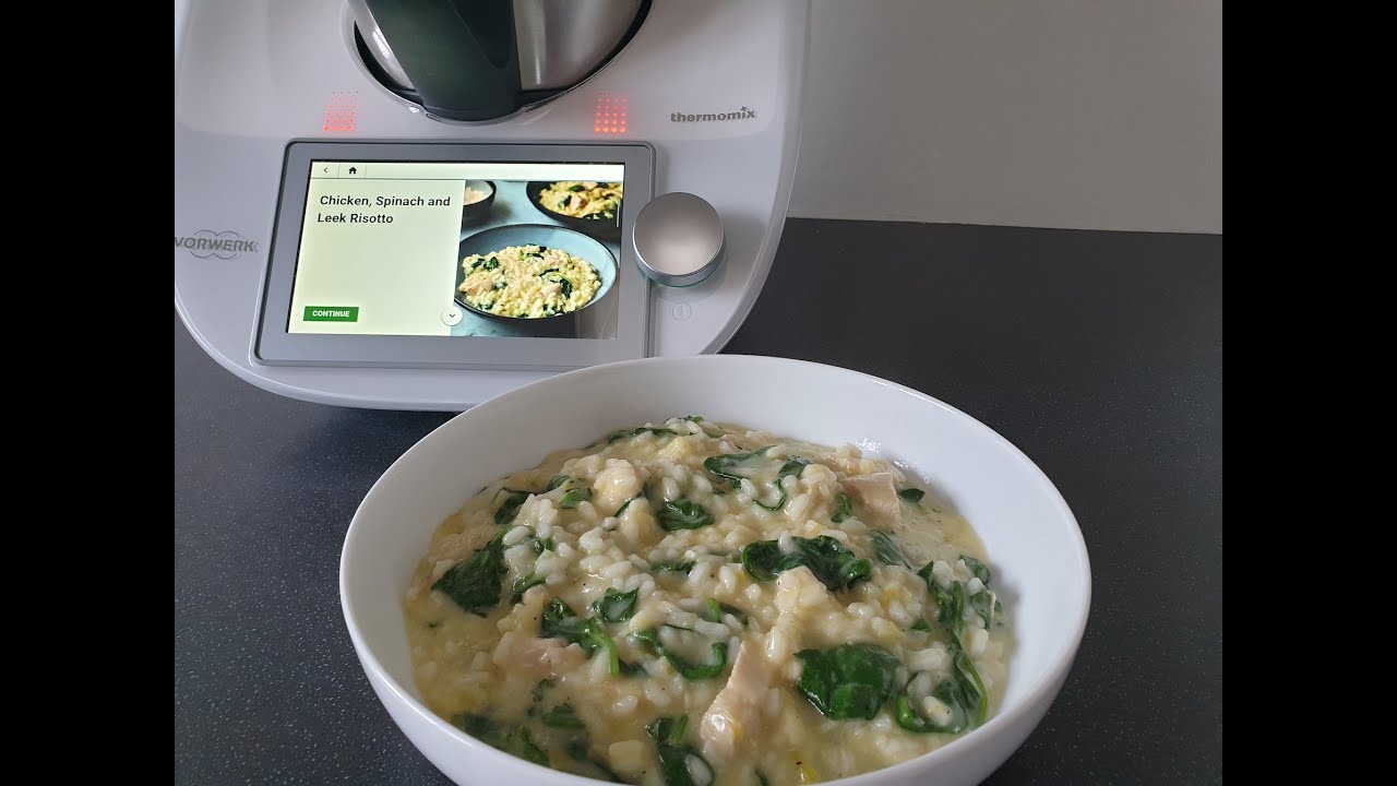Chicken, Spinach and Leek Risotto Thermomix TM6