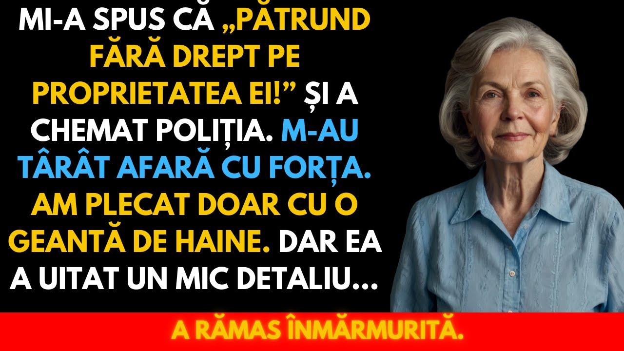 Mi-am trecut apartamentul pe numele fiicei mele până când m-a dat afară pentru tulburare de posesie