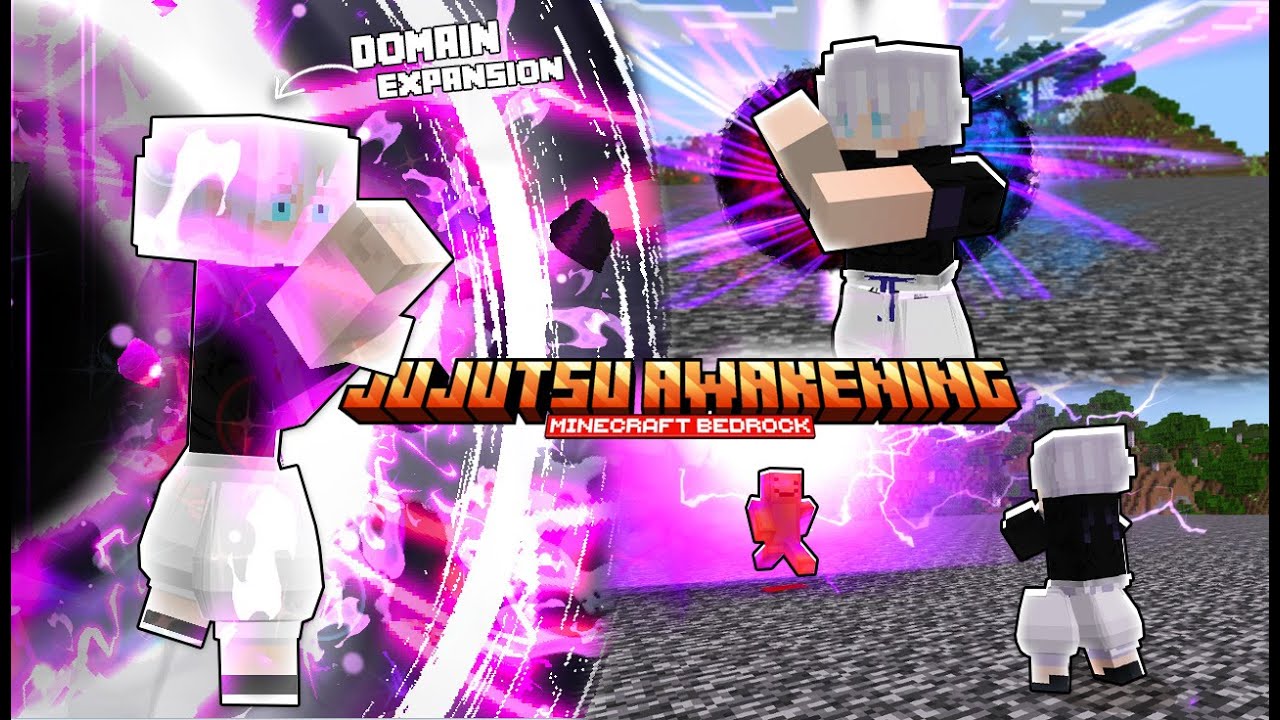 JUJUTSU AWAKENING Gojo Limitless Showcase! (Minecraft Bedrock 1.21.44)
