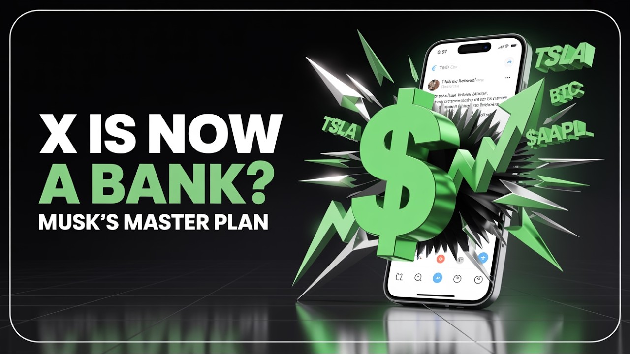 X Just Turned Tweets Into Stock Charts (Musk's Bank Plan Is Real)
