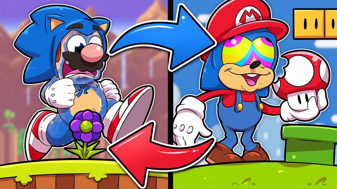 E SE O MARIO E SONIC TROCASSEM DE LUGAR? (ANIMAÇÃO)