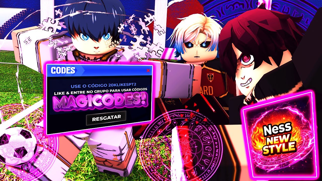 FINALMENTE ELE CHEGOU!! NOVO MELHOR CM NESS e NOVOS MAGICCODES do BLUE LOCK RIVALS!! #DARKRUAN100K