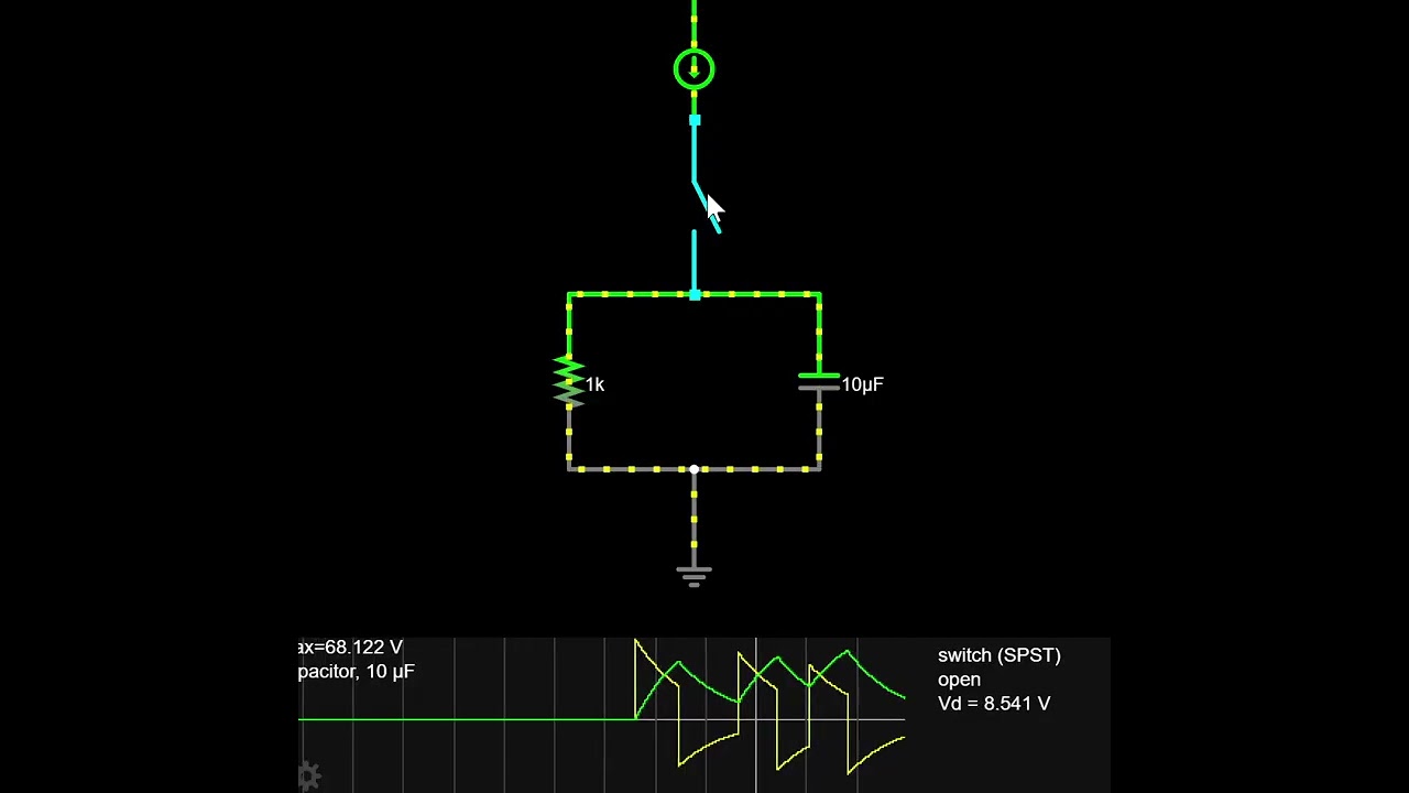 RC Circuit for Leaky Integrate-and-Fire (LIF) Neuron