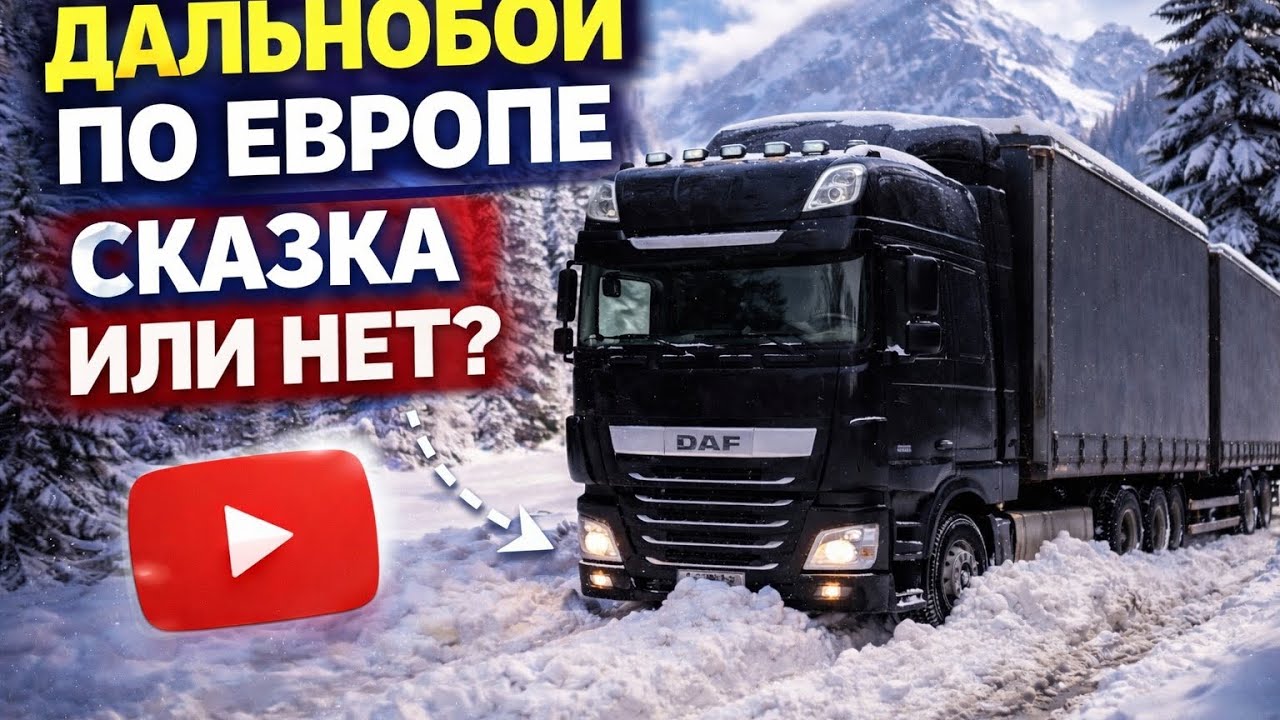 Дальнобой по Европе это СКАЗКА!
