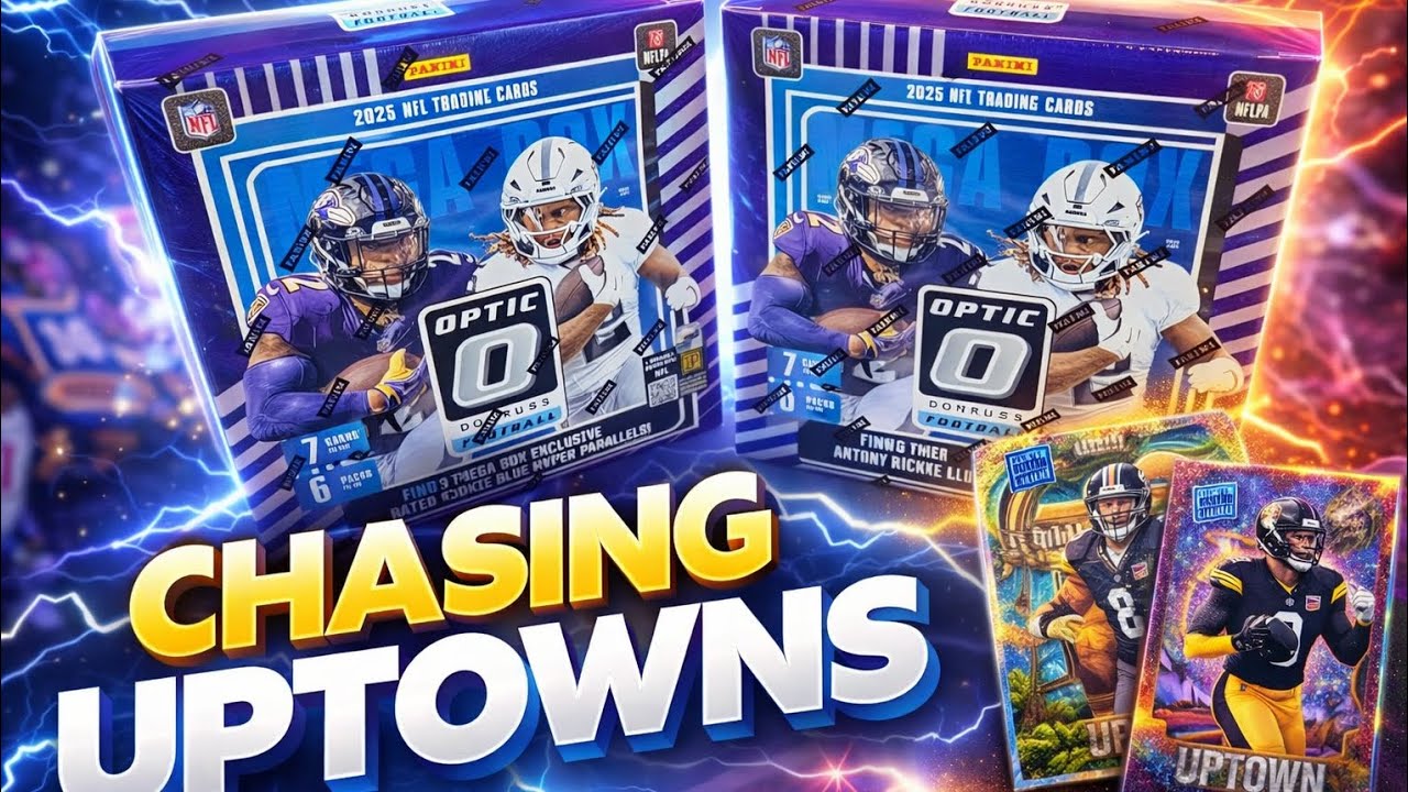 2025 Donruss Optic Football Mega Box Break 🔥 Chasing UPTOWNS!!