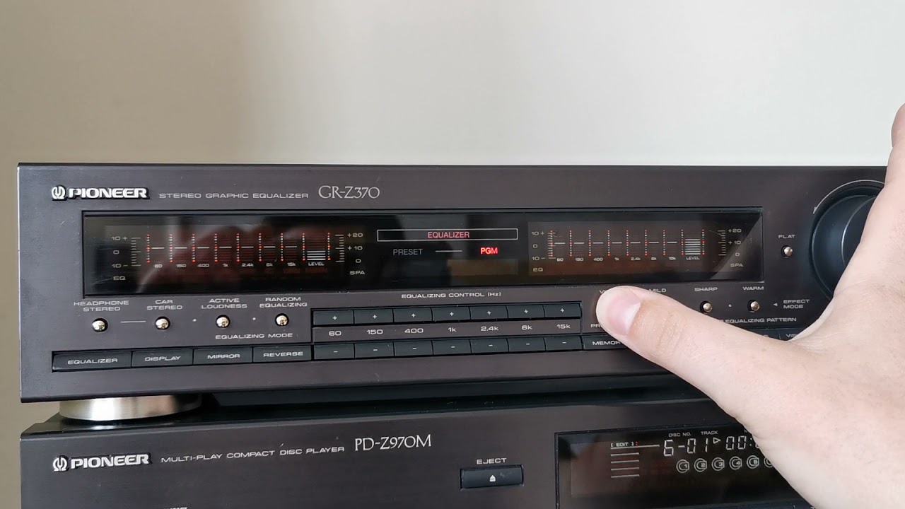 Pioneer GR-Z370 Graphic Equalizer eBay Sale Video for listing by SimplyDD