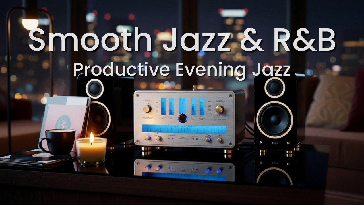 Smooth Jazz & Soul R&B – Steady Sax & Guitar for Productive Evenings